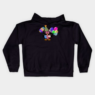 Happy Birthday Says Pingu !! Kids Hoodie